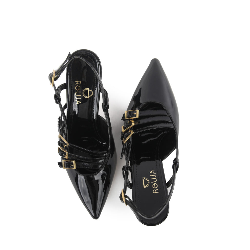 POINTED TOE 3-STRAPS Heels