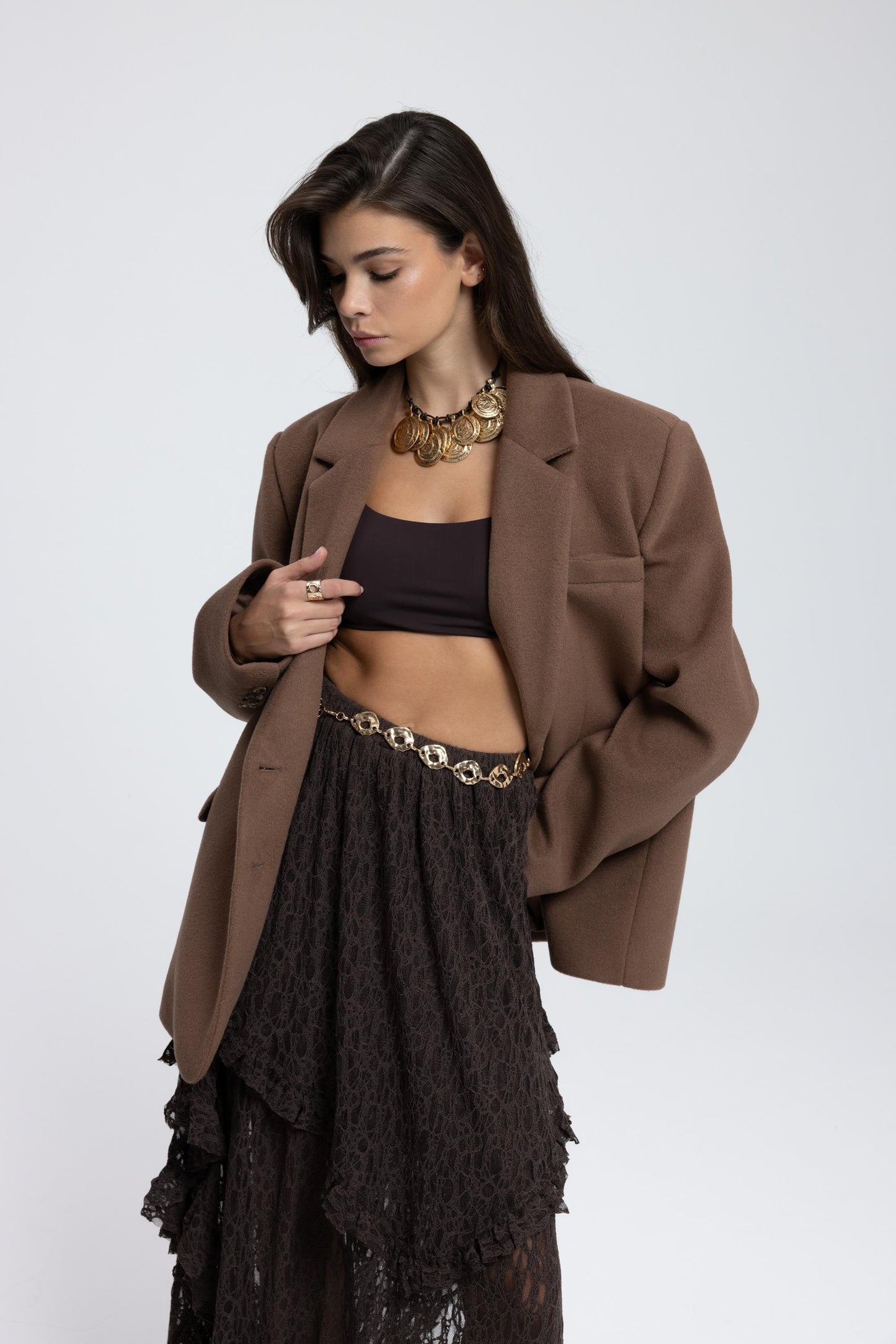 The Lace Ruffle Skirt