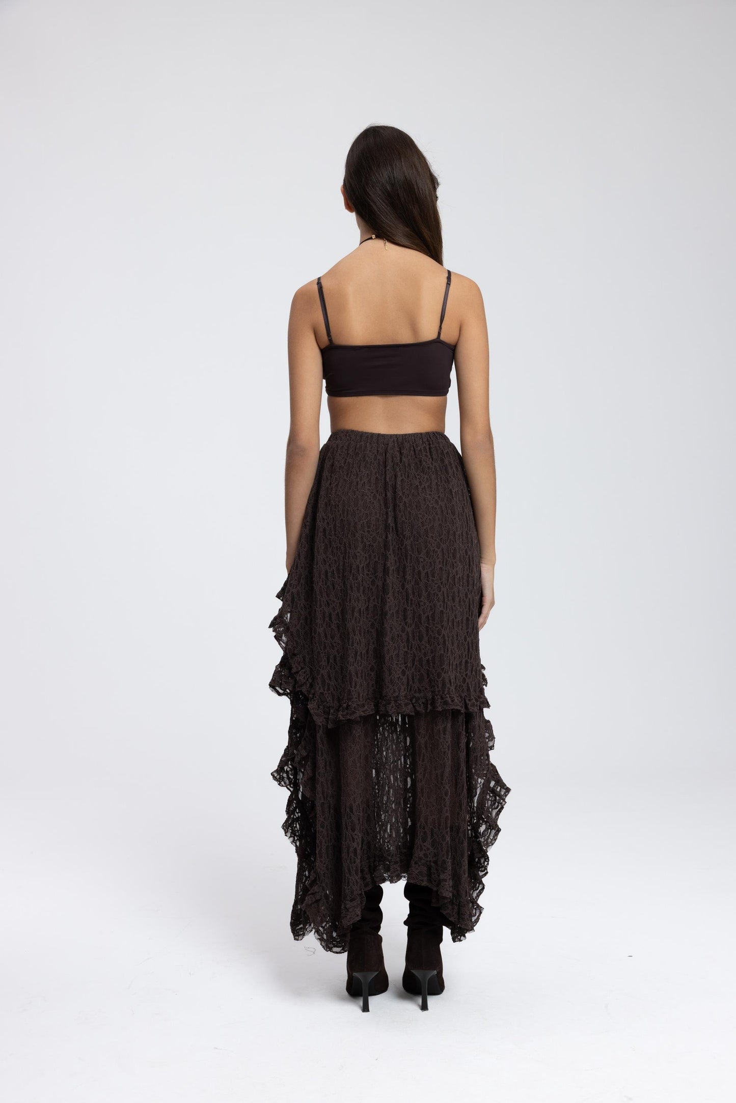 The Lace Ruffle Skirt