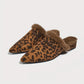 ANIMAL PRINT Leopard Print Slip-On Mules for Women