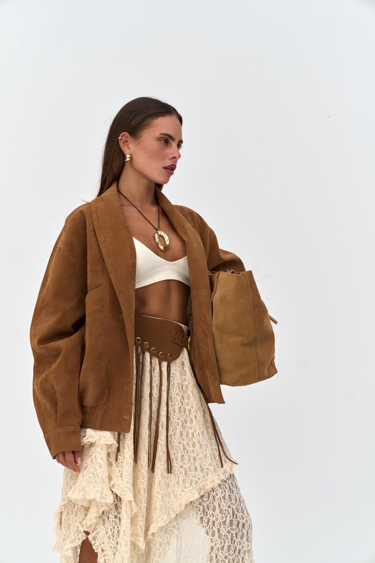 The Lace Ruffle Skirt