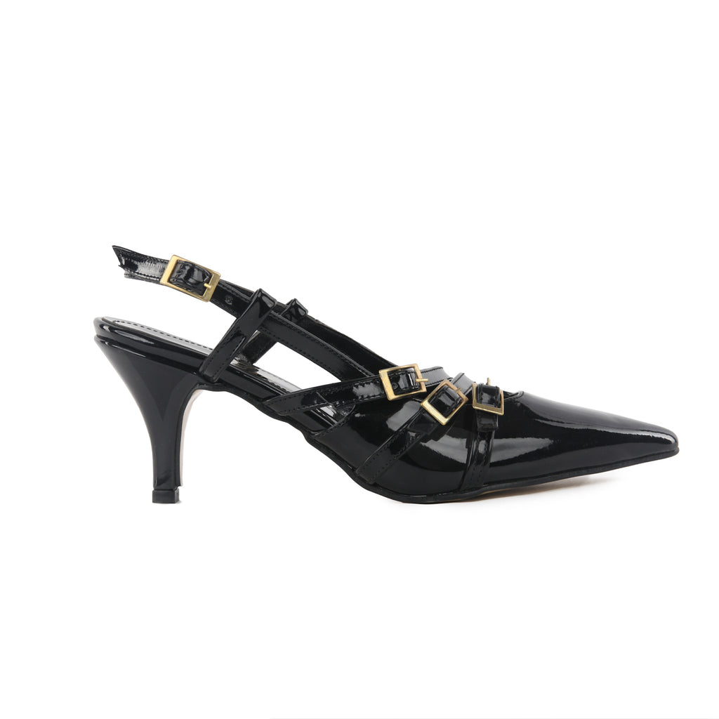 POINTED TOE 3-STRAPS Heels