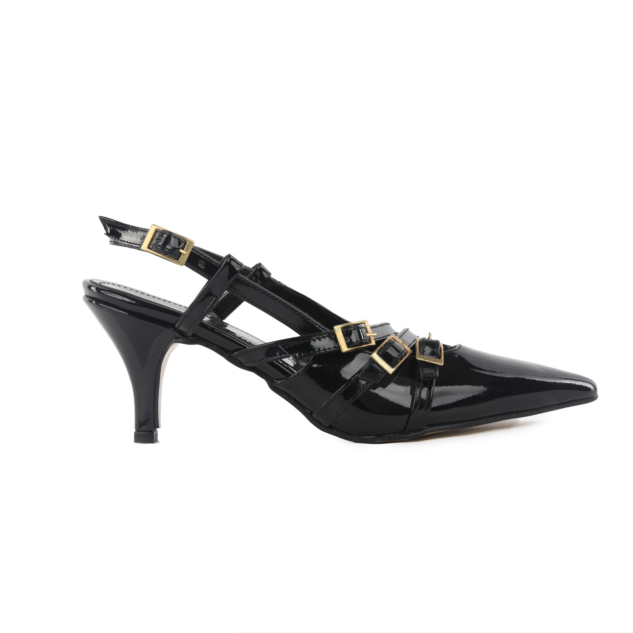 POINTED TOE 3-STRAPS Heels