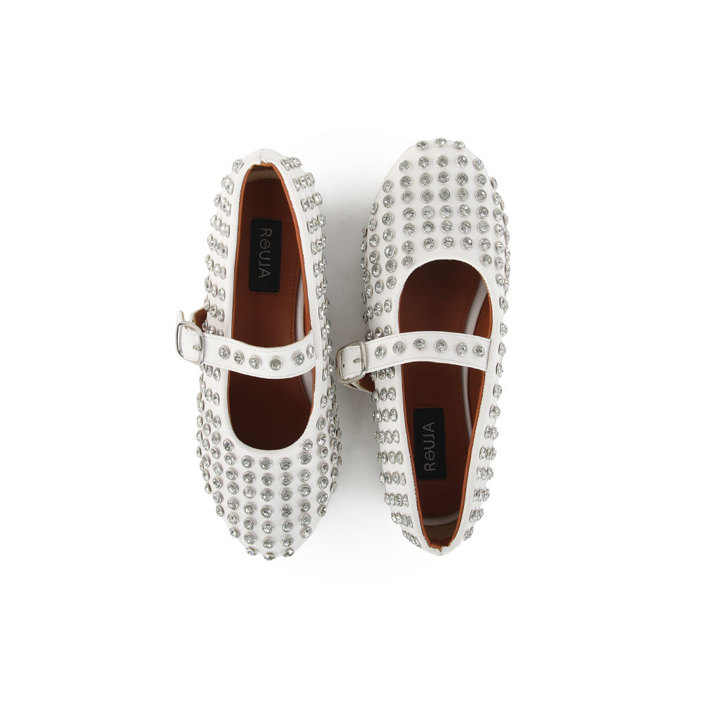 Crystals BALLERINA STRAP Flat