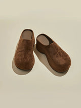 Suede Pointed-Toe Mules