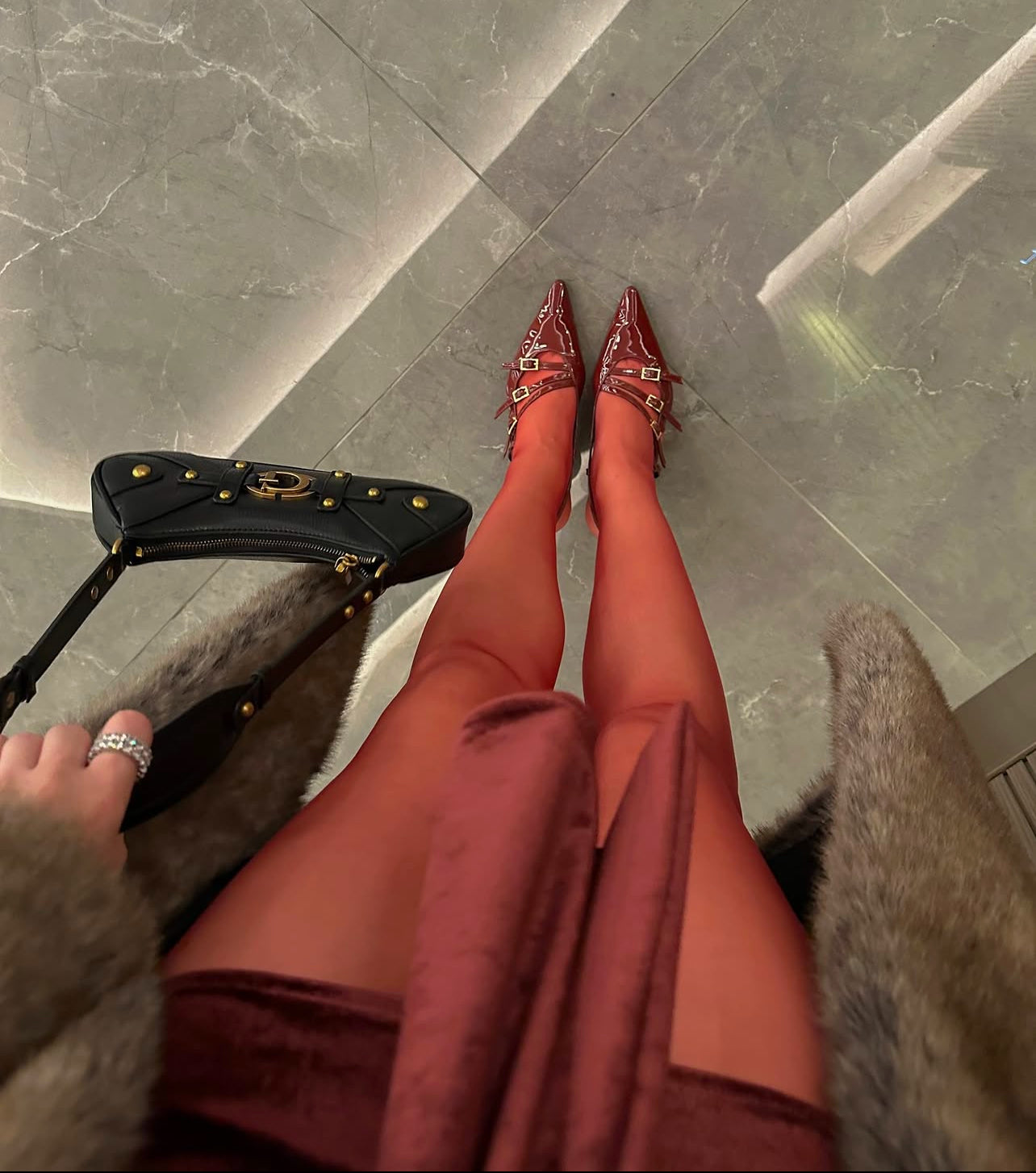 POINTED TOE 3-STRAPS Heels