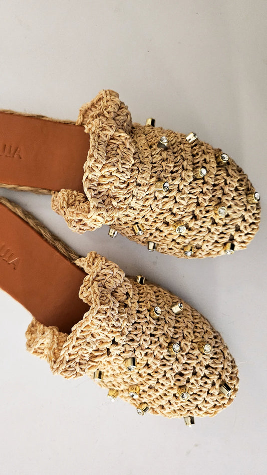 Mules raffia