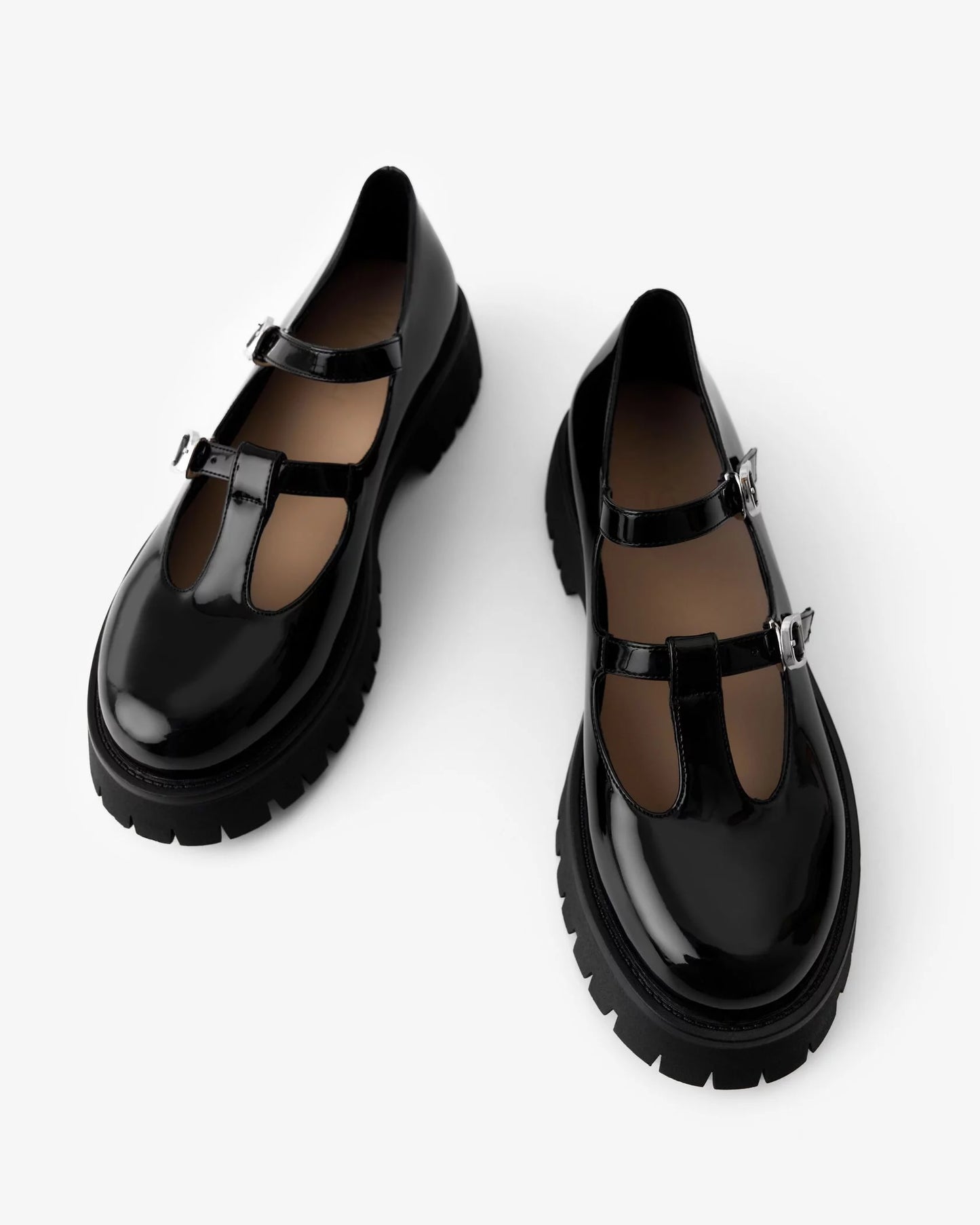 Mary jane loafers with straps