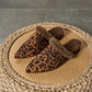 ANIMAL PRINT Leopard Print Slip-On Mules for Women