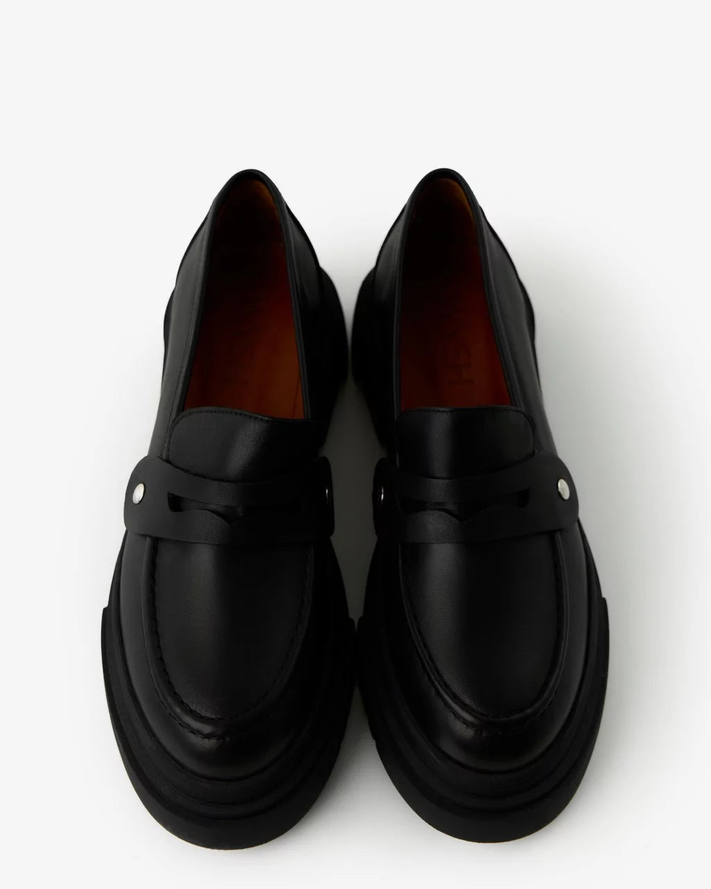 Bomb black transformer loafers with 3 straps