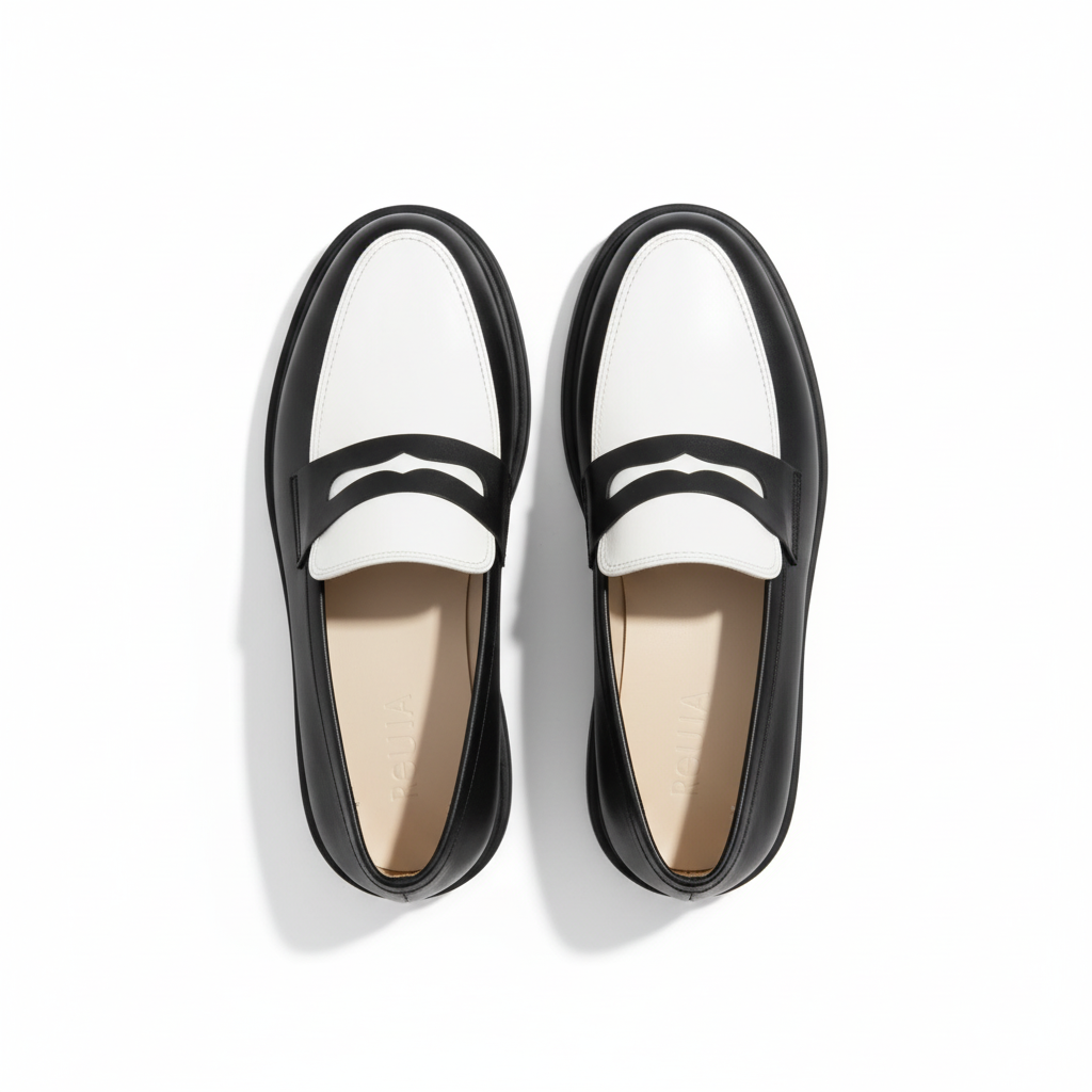 Monochrome loafers