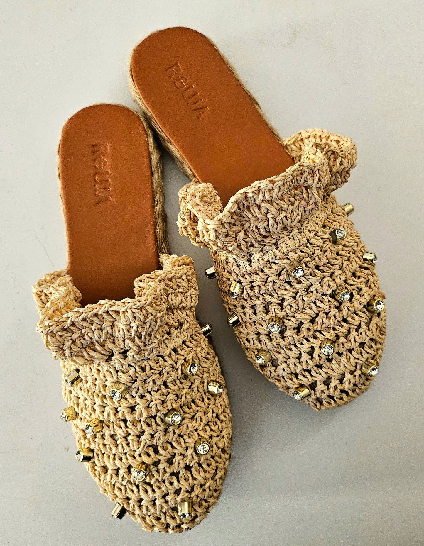 Mules raffia