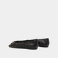 DILANA OPENWORK BALLERINAS
in black leather