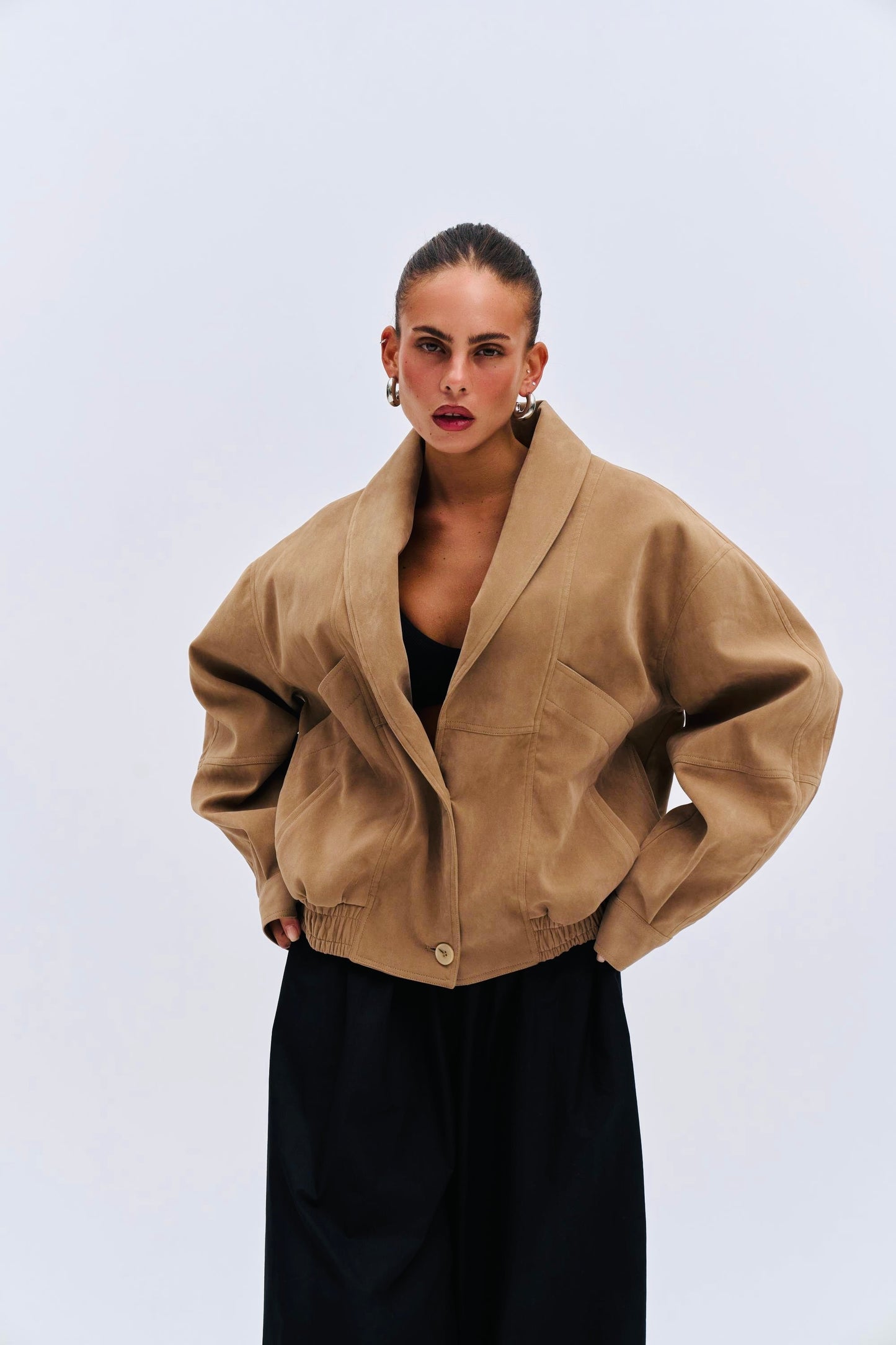 City Suede Bomber