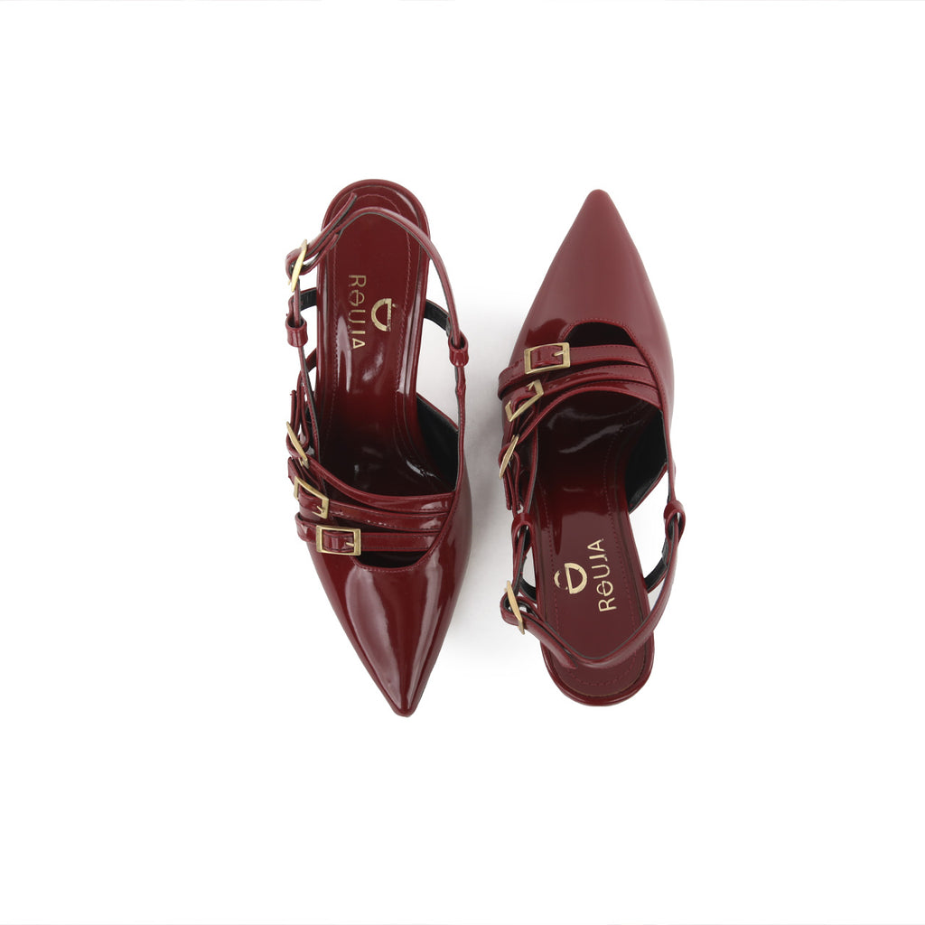 POINTED TOE 3-STRAPS Heels
